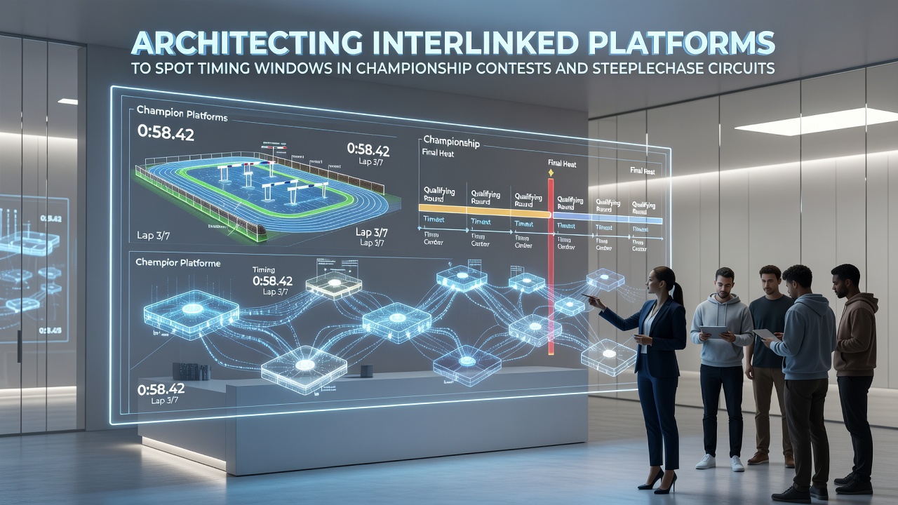 Interconnected data platforms monitoring real-time events in football championships and steeplechase races