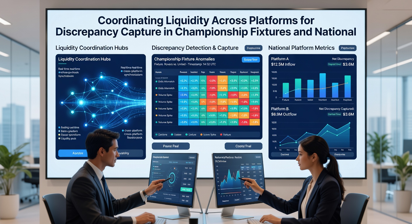 Chart illustrating discrepancy capture during national hunt racing with overlaid liquidity flows across exchanges