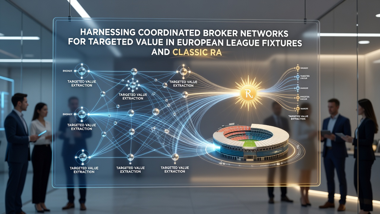 Broker coordination applied to classic European race circuits and football fixtures