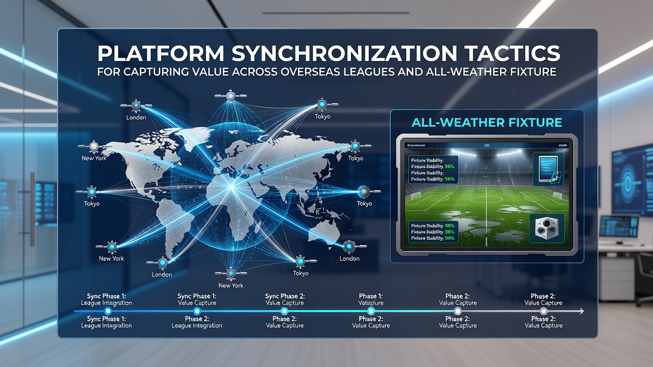 Detailed view of platform synchronization dashboard with real-time odds comparison for overseas leagues and all-weather fixtures
